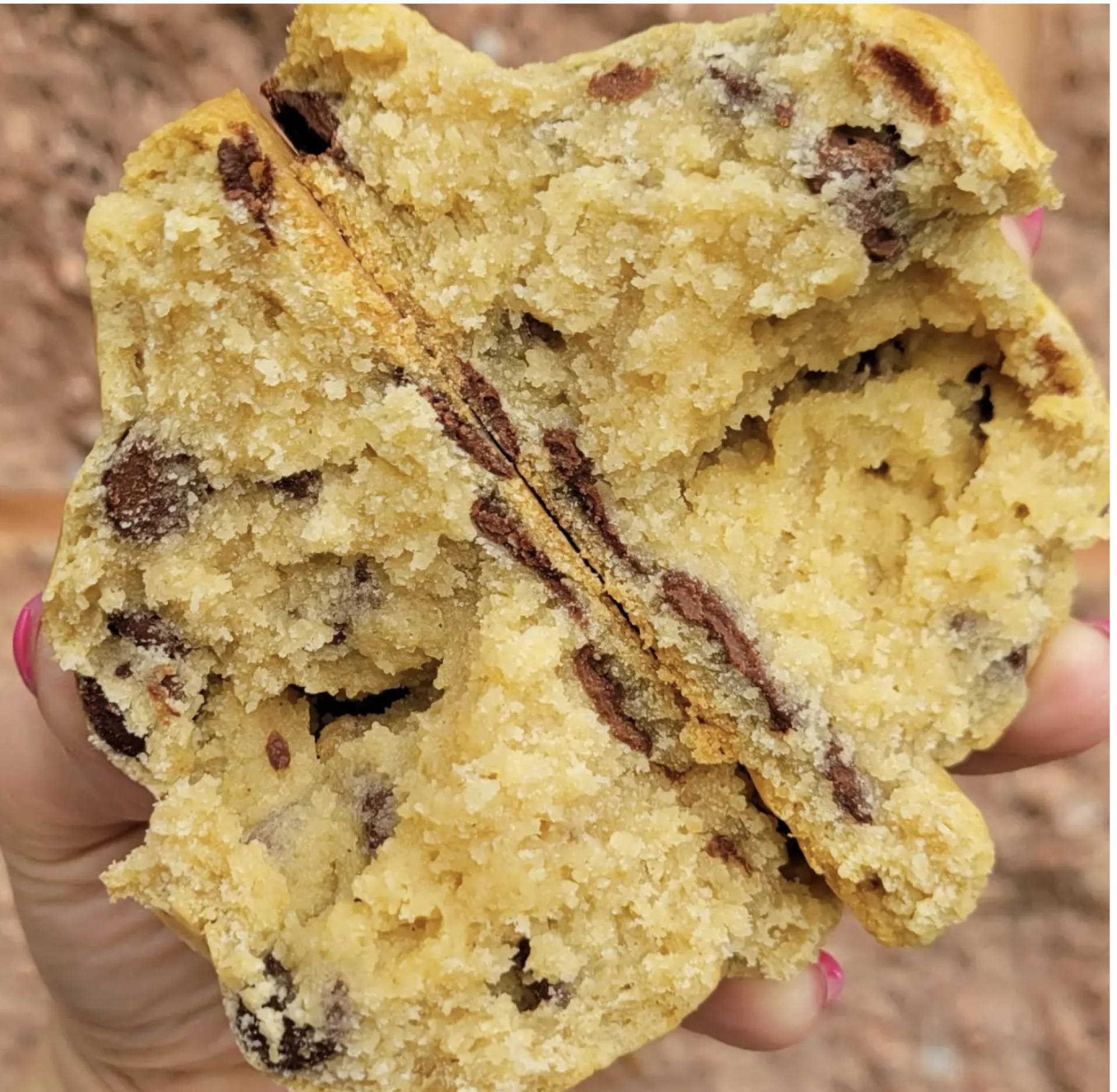 FAT CHOCOLATE CHIP COOKIE (GLUTEN FREE)