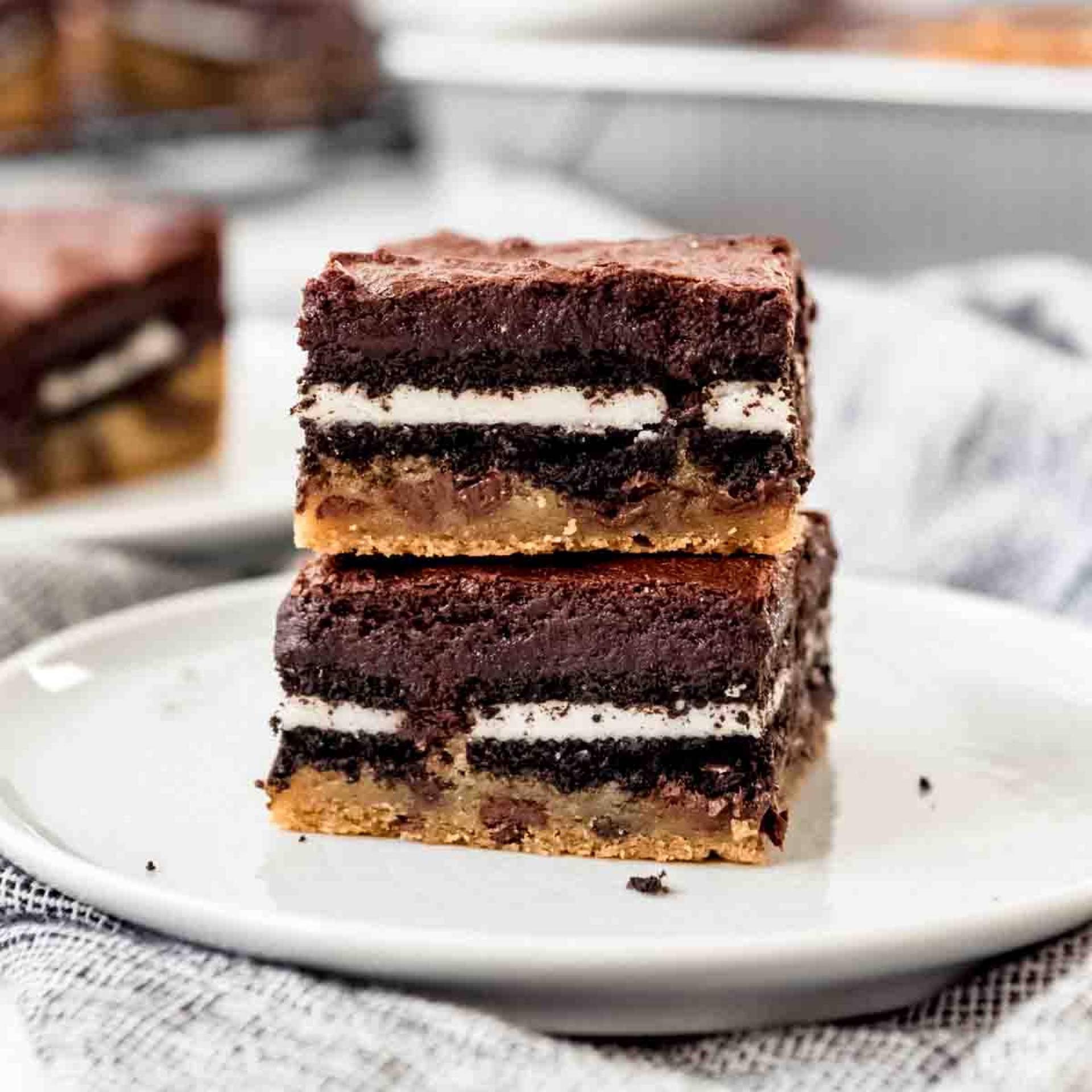 Brownie-Cookie Bar